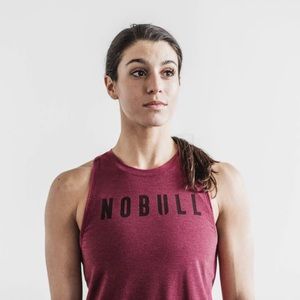 WOMEN'S HIGH-NECK NOBULL TANK - LARGE (Barely Worn)